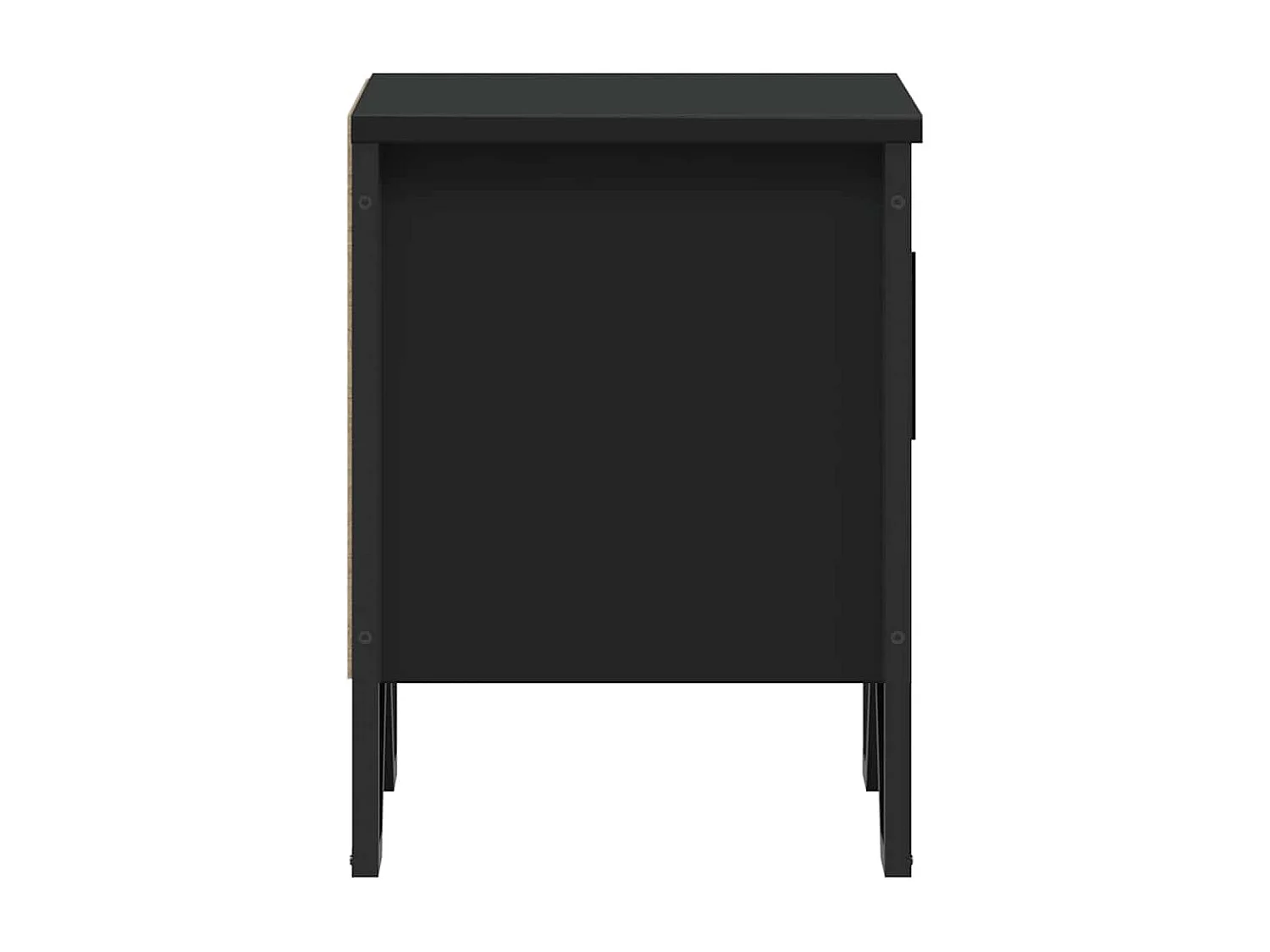 Tables de chevet 2 pièces Noir 40 x 30 x 40 cm Aggloméré