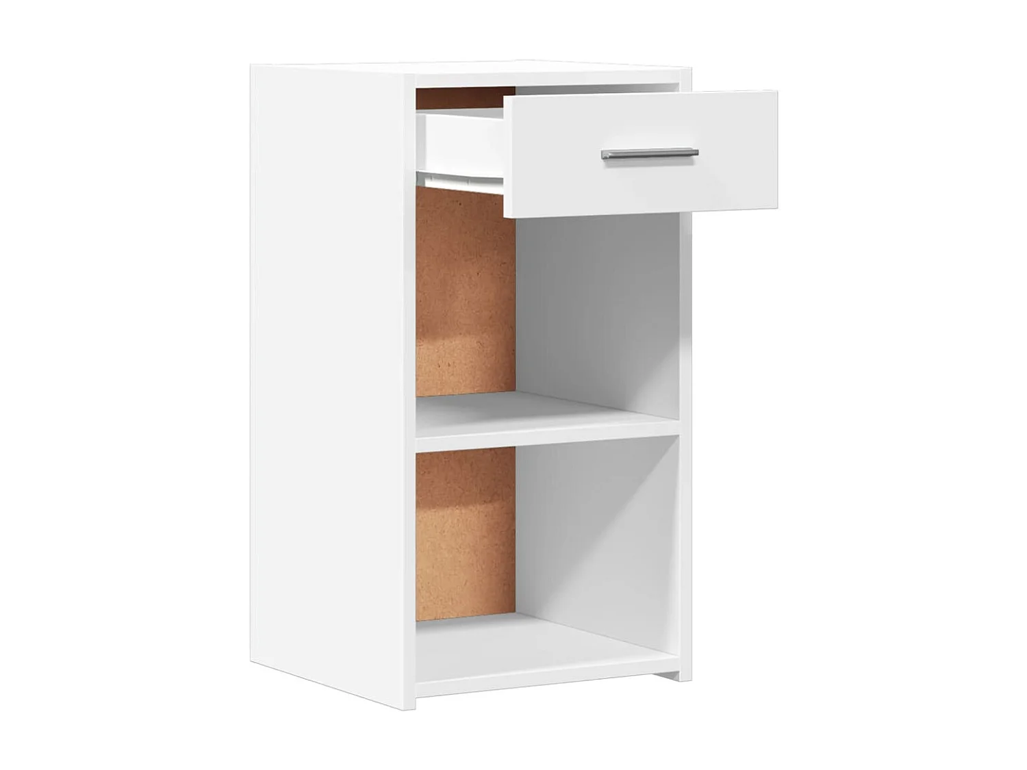 Nachtkastjes 2 st 35x34x65 cm bewerkt hout wit