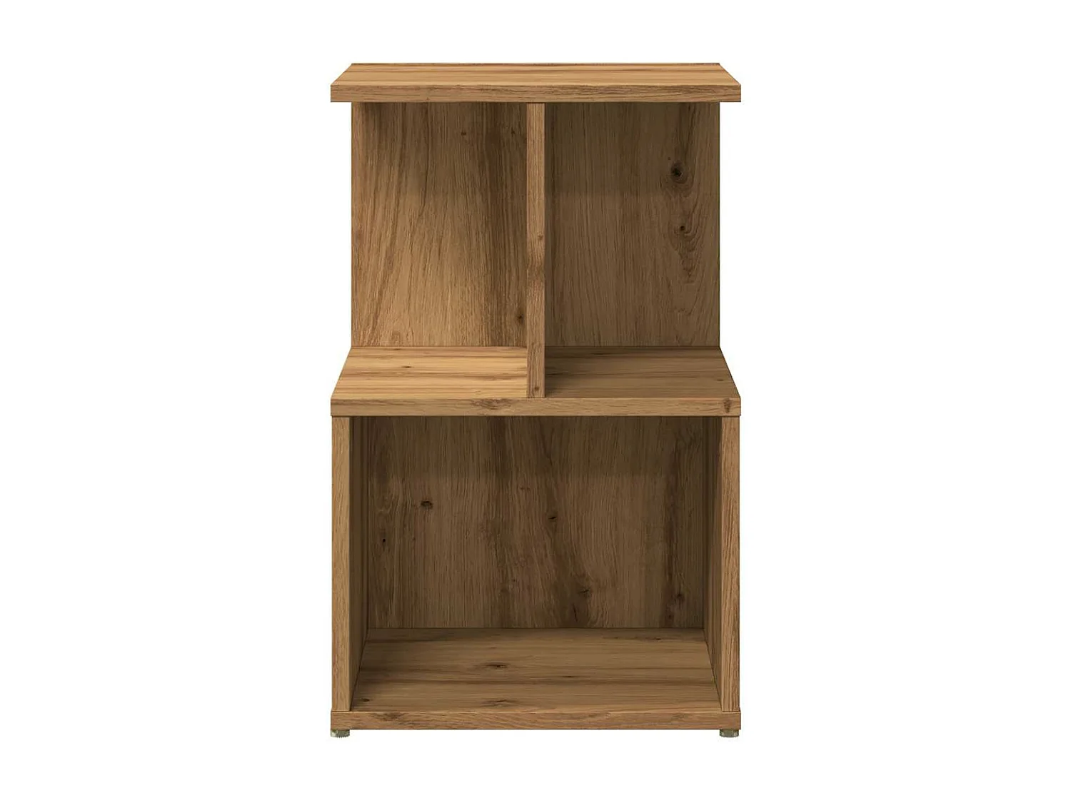 Mesitas de noche 2 unidades madera roble artisan 35x35x55 cm