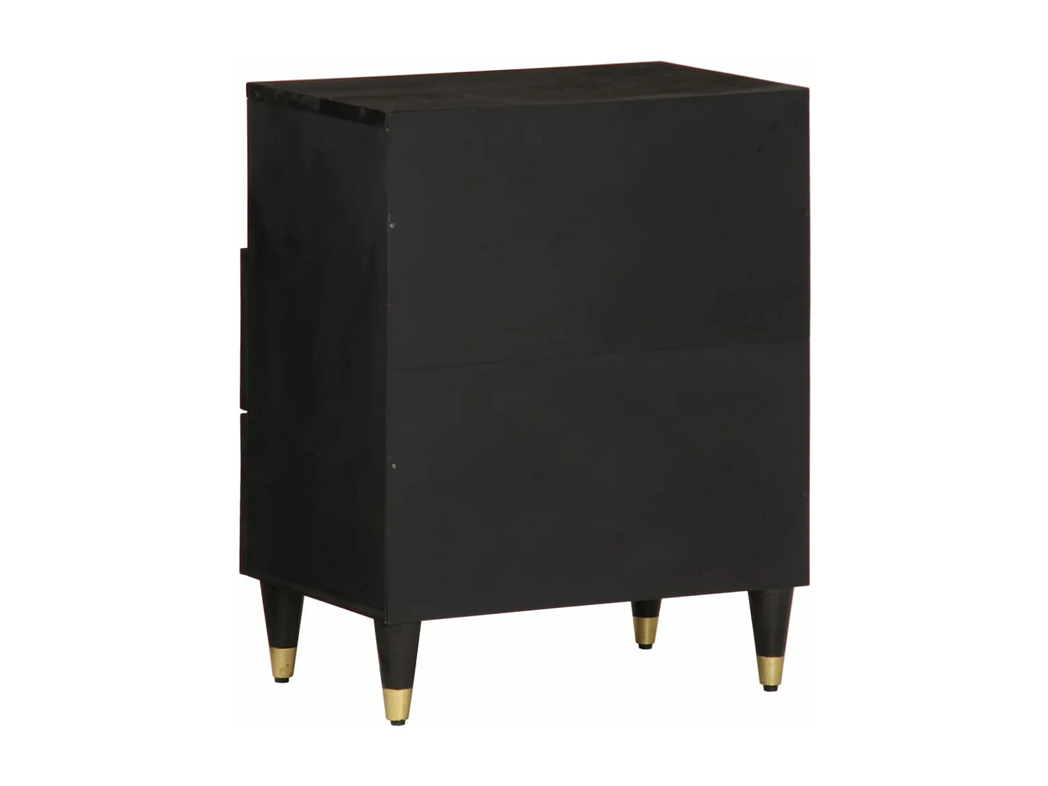 Table de chevet 50x33x60 cm bois de manguier massif