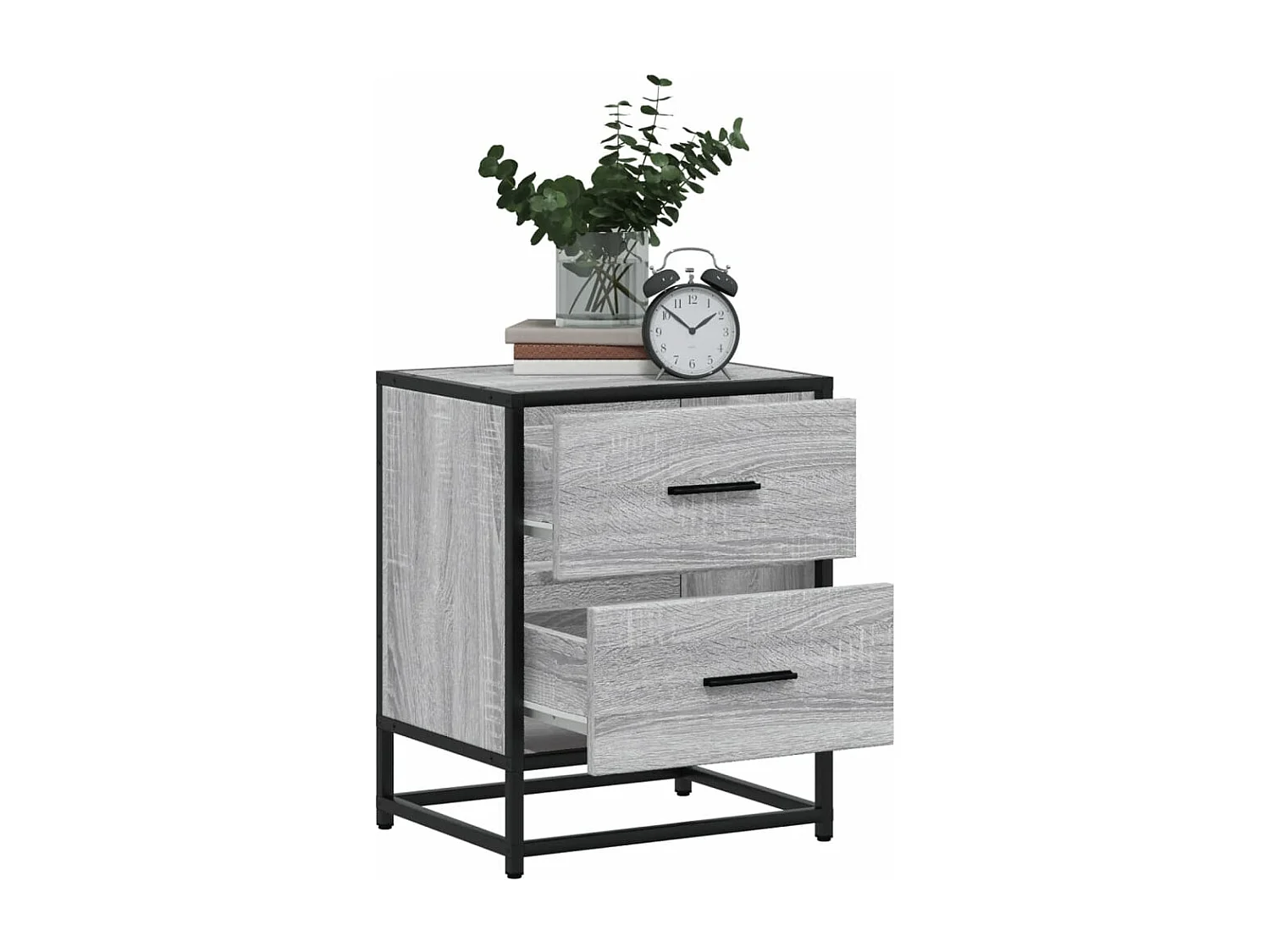 Tables de chevet 2 pièces sonoma gris 40x31x50 cm bois ingénierie