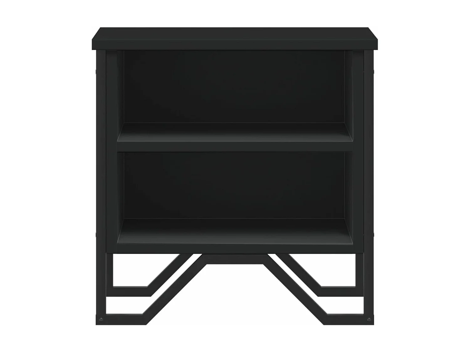 Tables de chevet 2 pièces noir 40x30x40 cm bois d'ingénierie