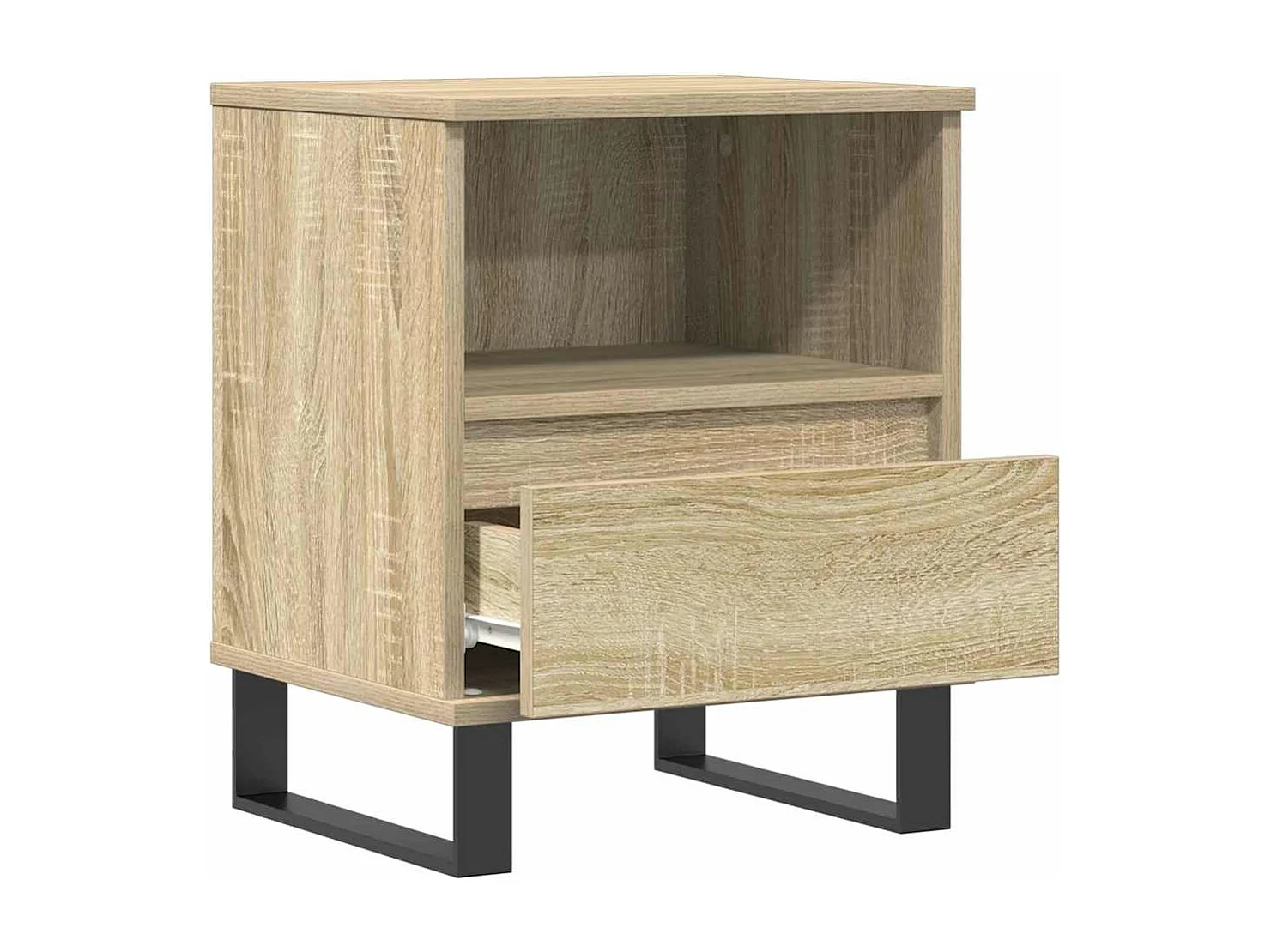 Table de chevet chêne sonoma 40x35x50 cm bois d’ingénierie