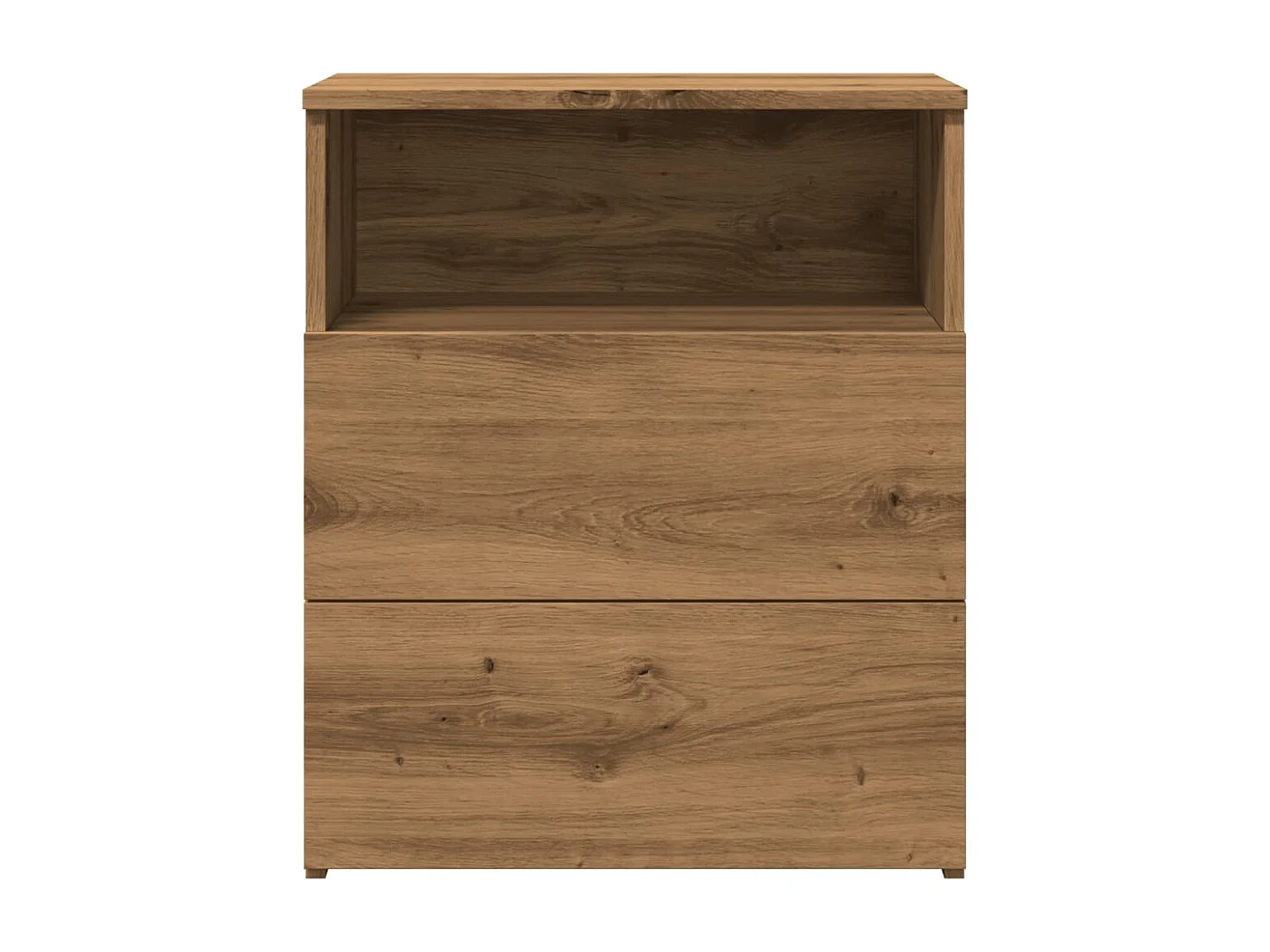 Tables de chevet 2 pièces chêne artisanal bois d'ingénierie