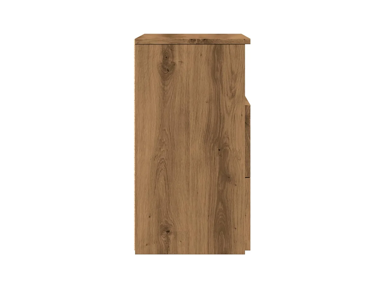 Tables de chevet 2 pièces chêne artisanal bois d'ingénierie