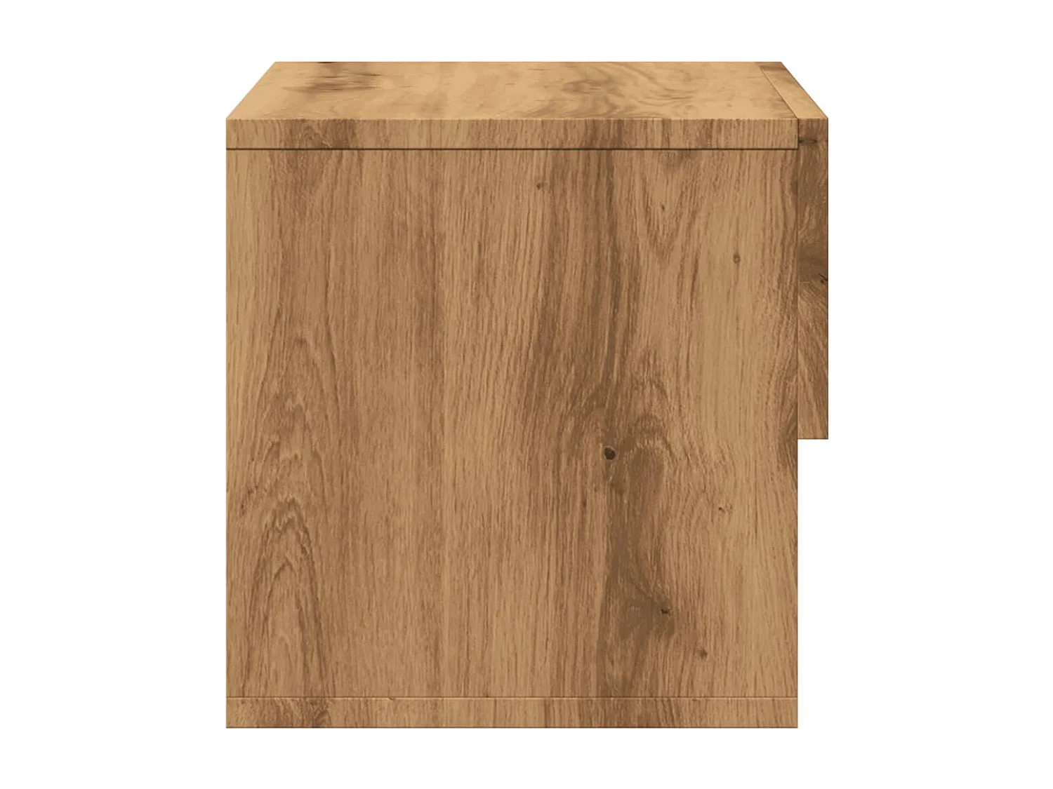 Table de chevet murale chêne artisanal