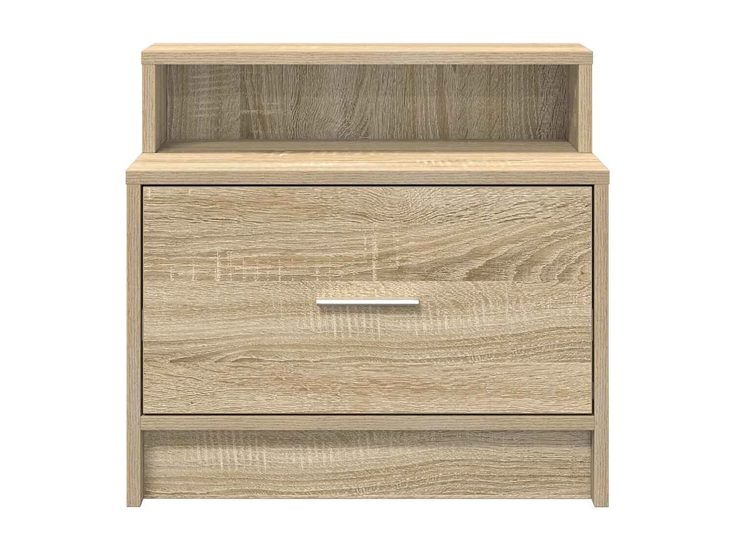 Tables de chevet avec tiroir 2 pièces chêne sonoma 51x31x47 cm