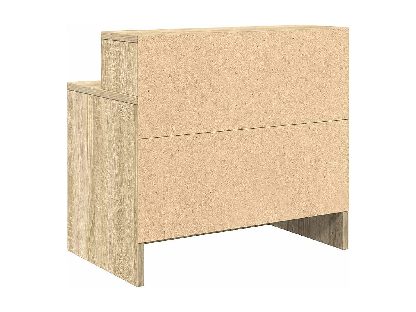 Tables de chevet avec tiroir 2 pièces chêne sonoma 51x31x47 cm