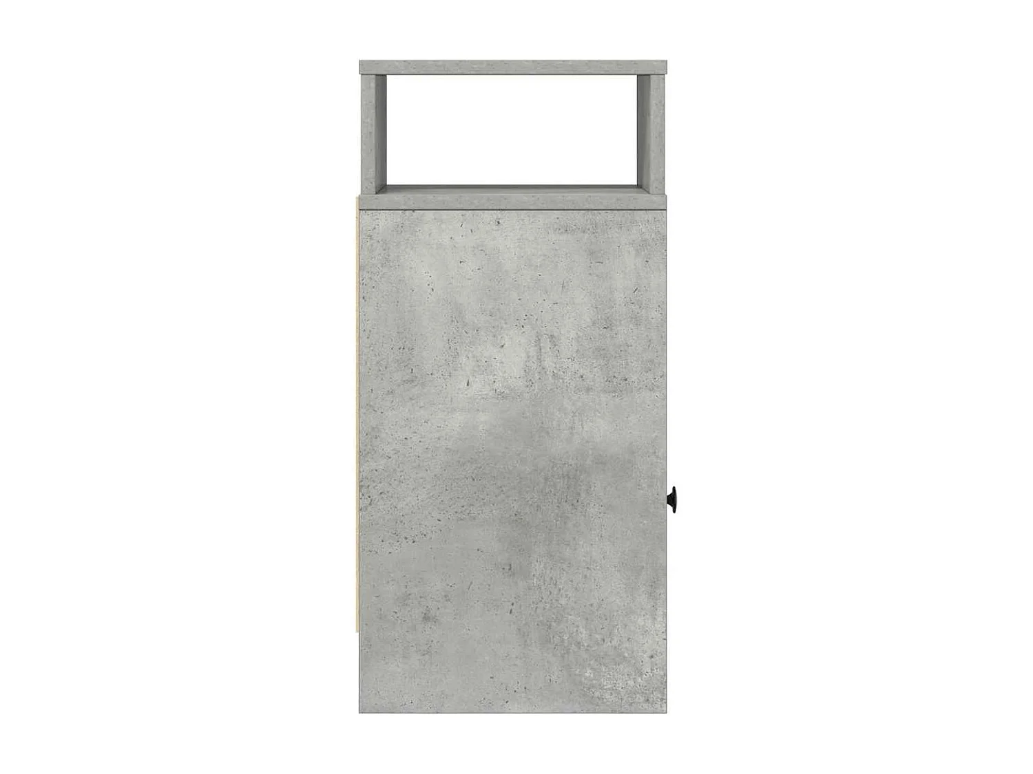 Tables de chevet 2 pièces avec tiroir gris béton 25x31x66 cm