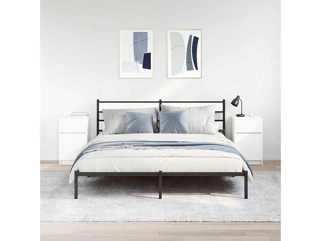 Nachtkastjes 2 st 39x35x65 cm bewerkt hout wit