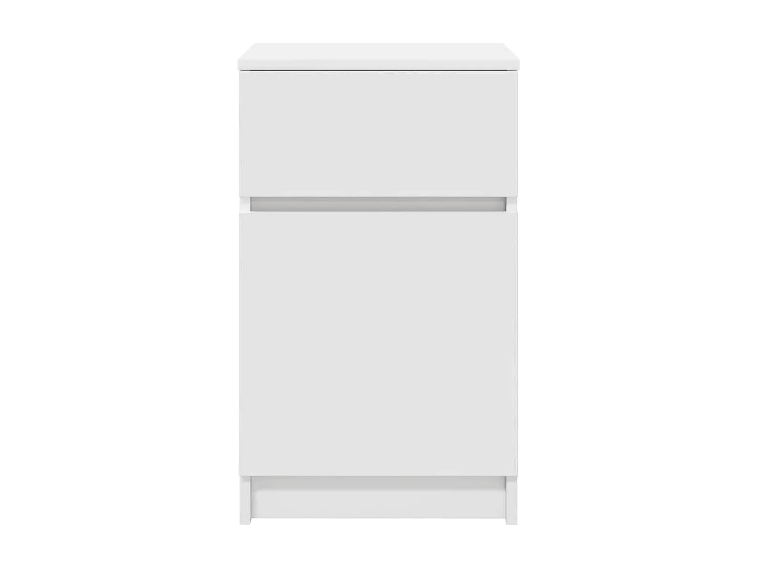 Nachtkastjes 2 st 39x35x65 cm bewerkt hout wit