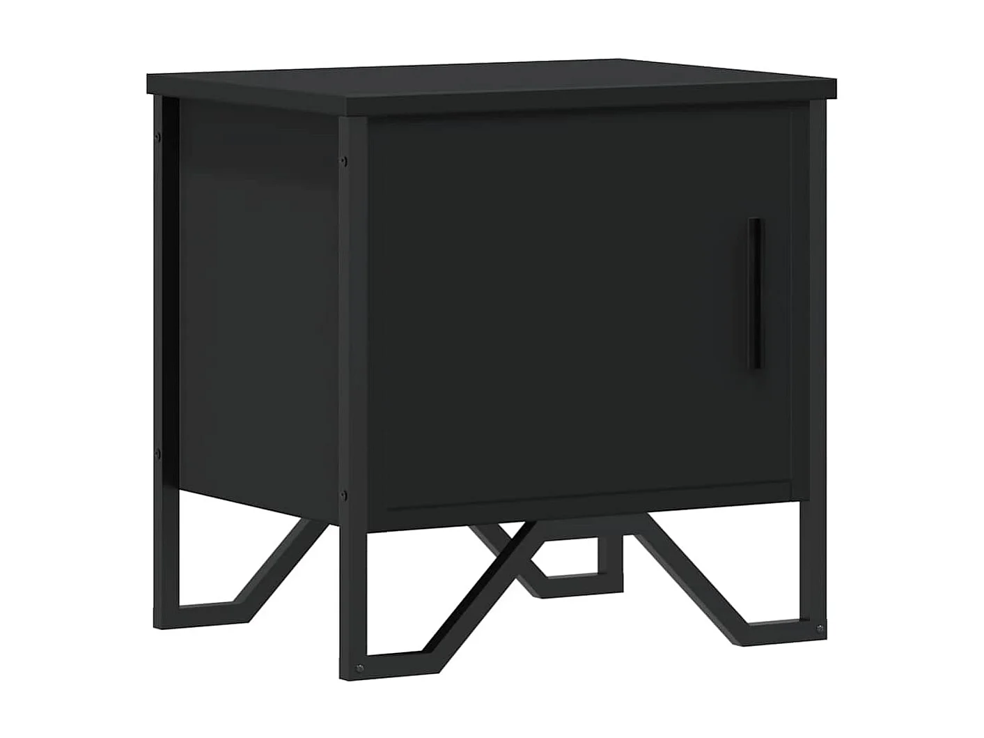 Table de chevet Noir 40 x 30 x 40 cm Aggloméré