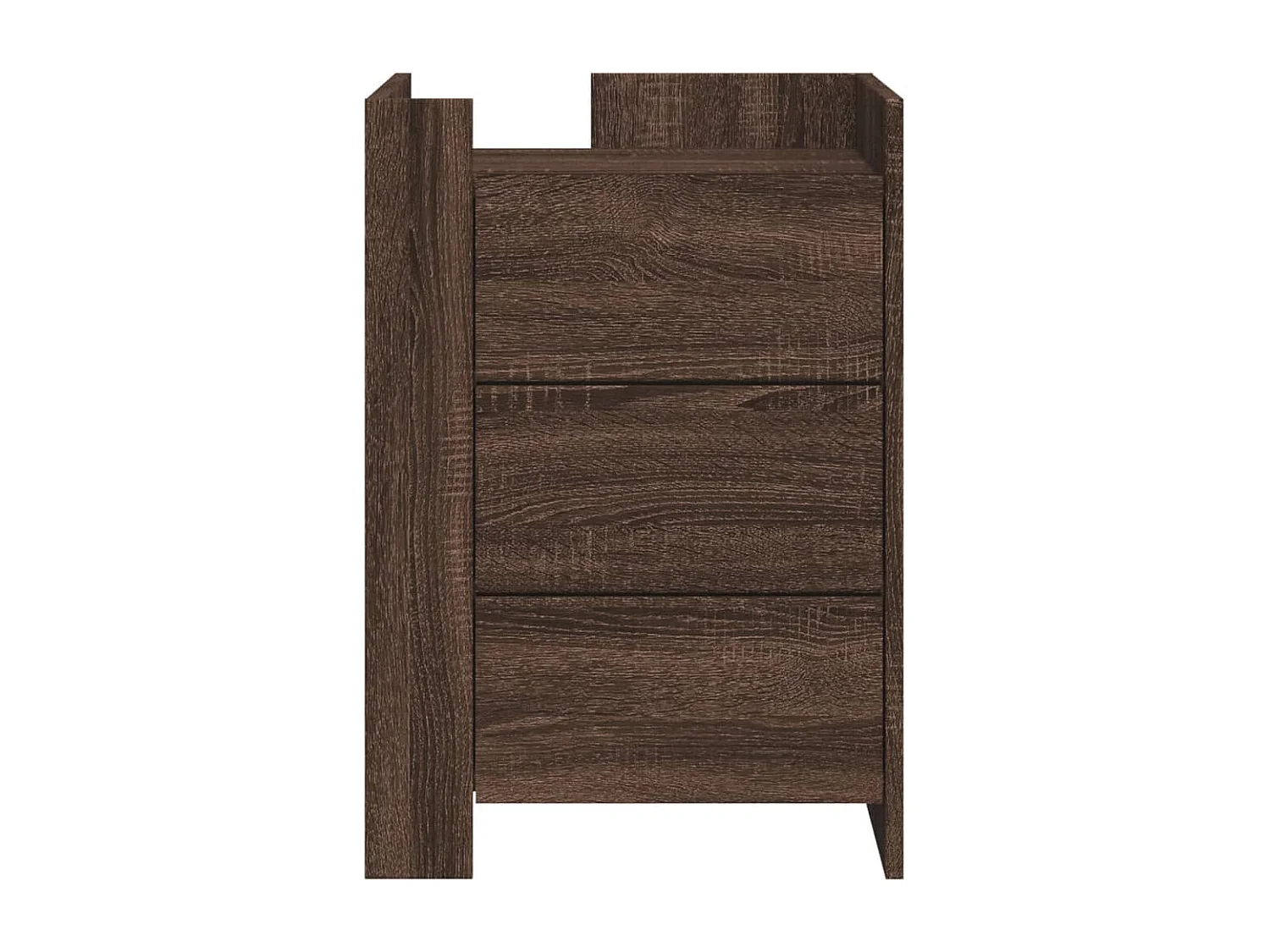 Mesa cabeceira 45x50x65 cm derivados madeira carvalho castanho