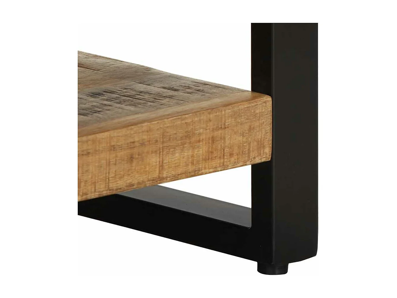 Tables de chevet 2 pièces bois de manguier massif brut