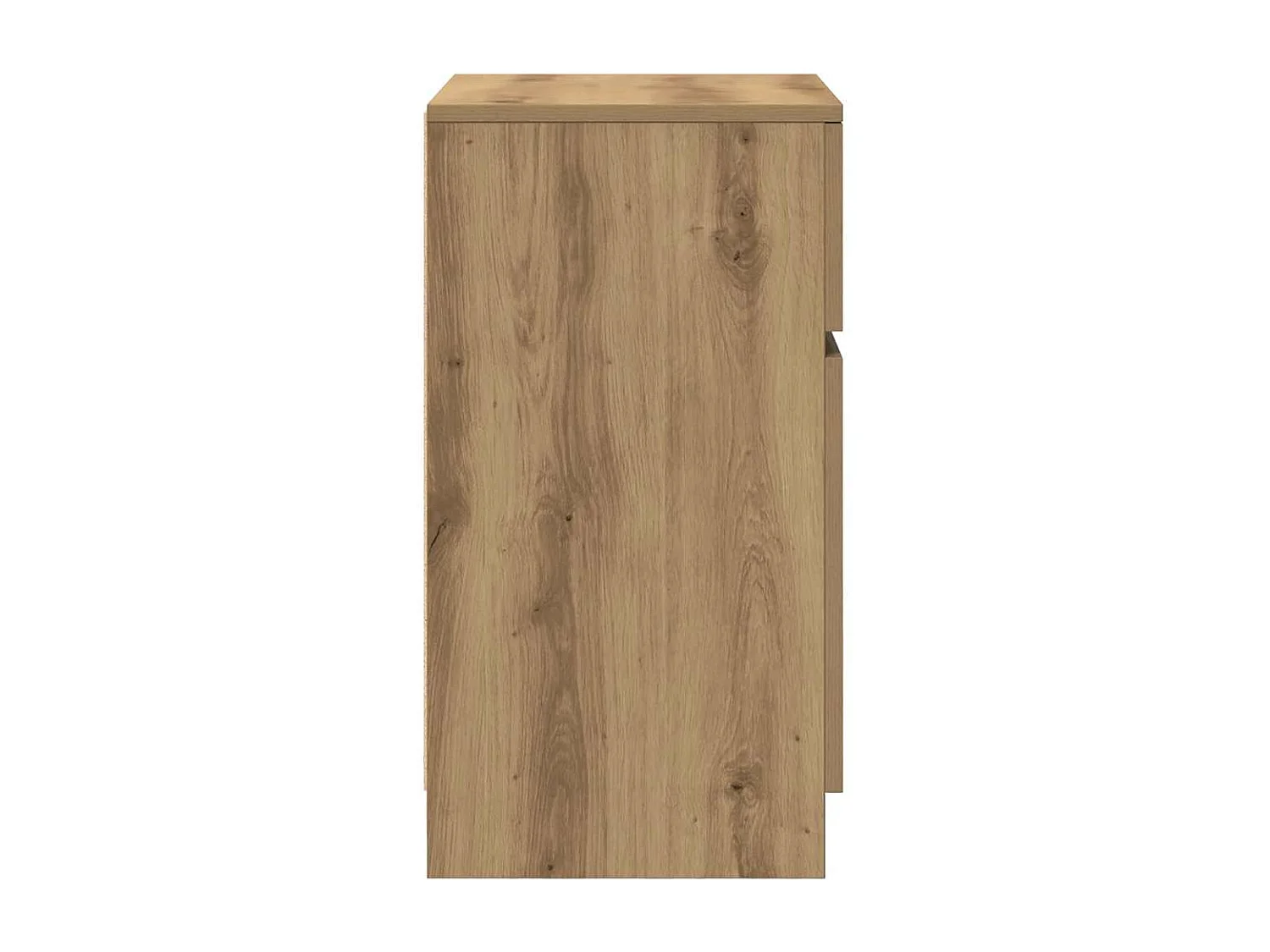 Mesitas noche 2 unidades madera ingeniería roble artisian 39x35x65cm