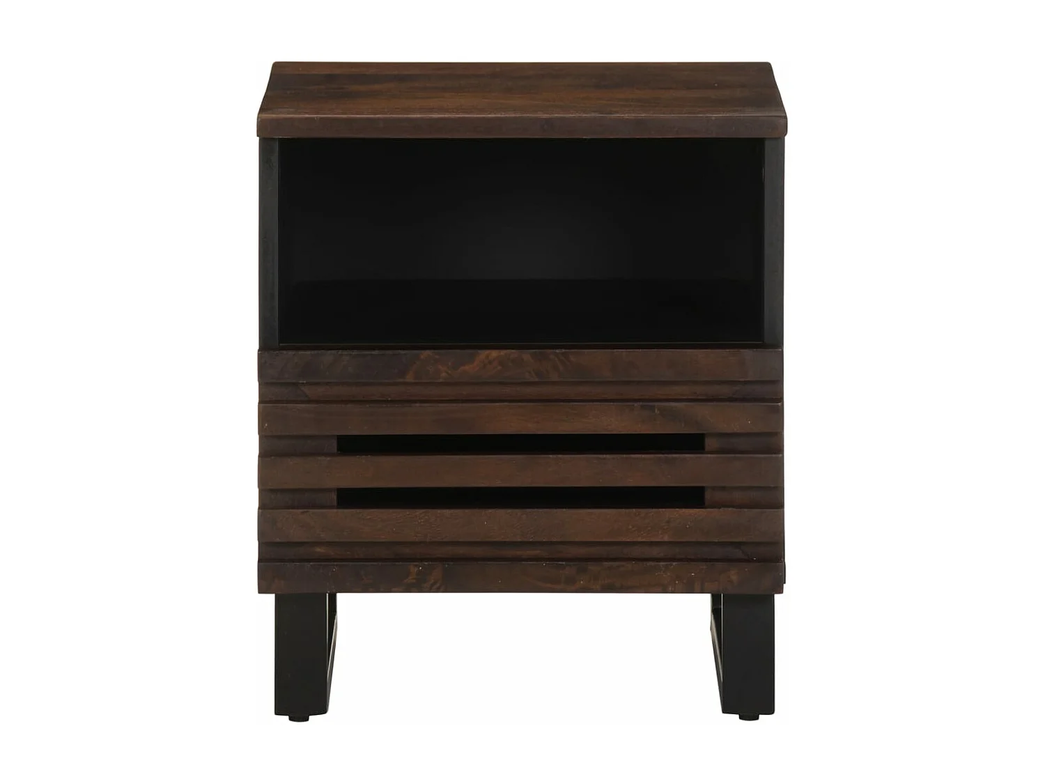 Table de chevet 40x33x46 cm Bois de manguier solide