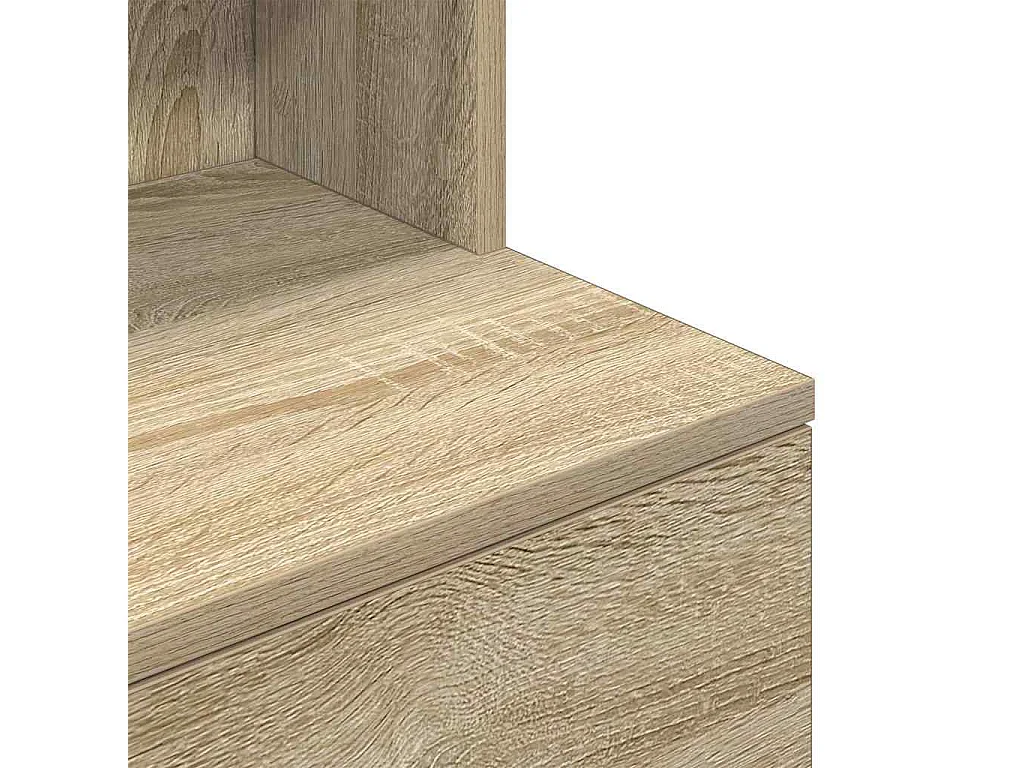 Table de chevet chêne sonoma 39x35x125 cm bois d’ingénierie