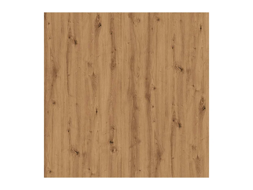 Table de chevet chêne artisanal 40x30x39 cm bois d'ingénierie