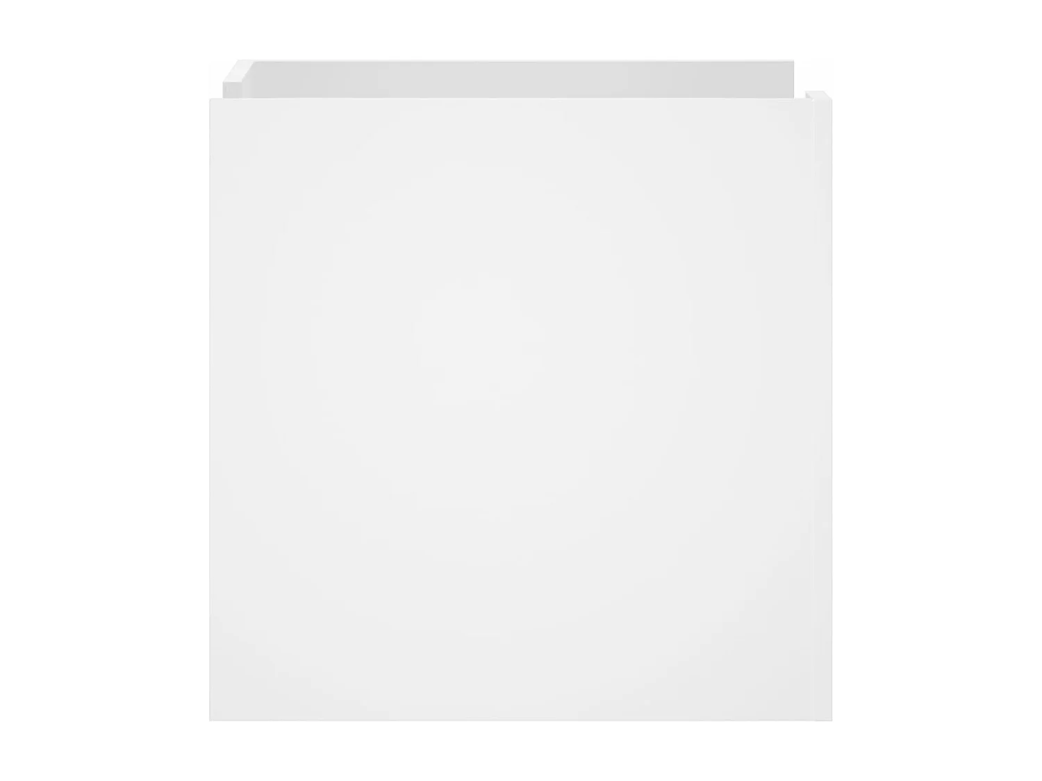 Table de chevet blanc 45x50x50 cm bois d’ingénierie