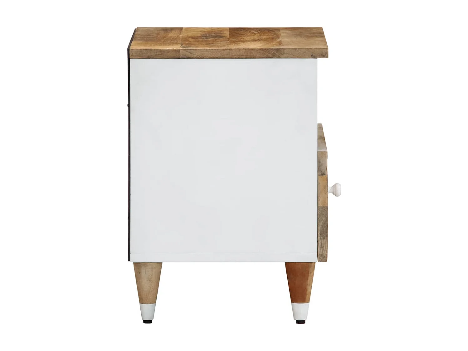 Tables de chevet 2 pièces 40x33x46 cm Bois de manguier solide