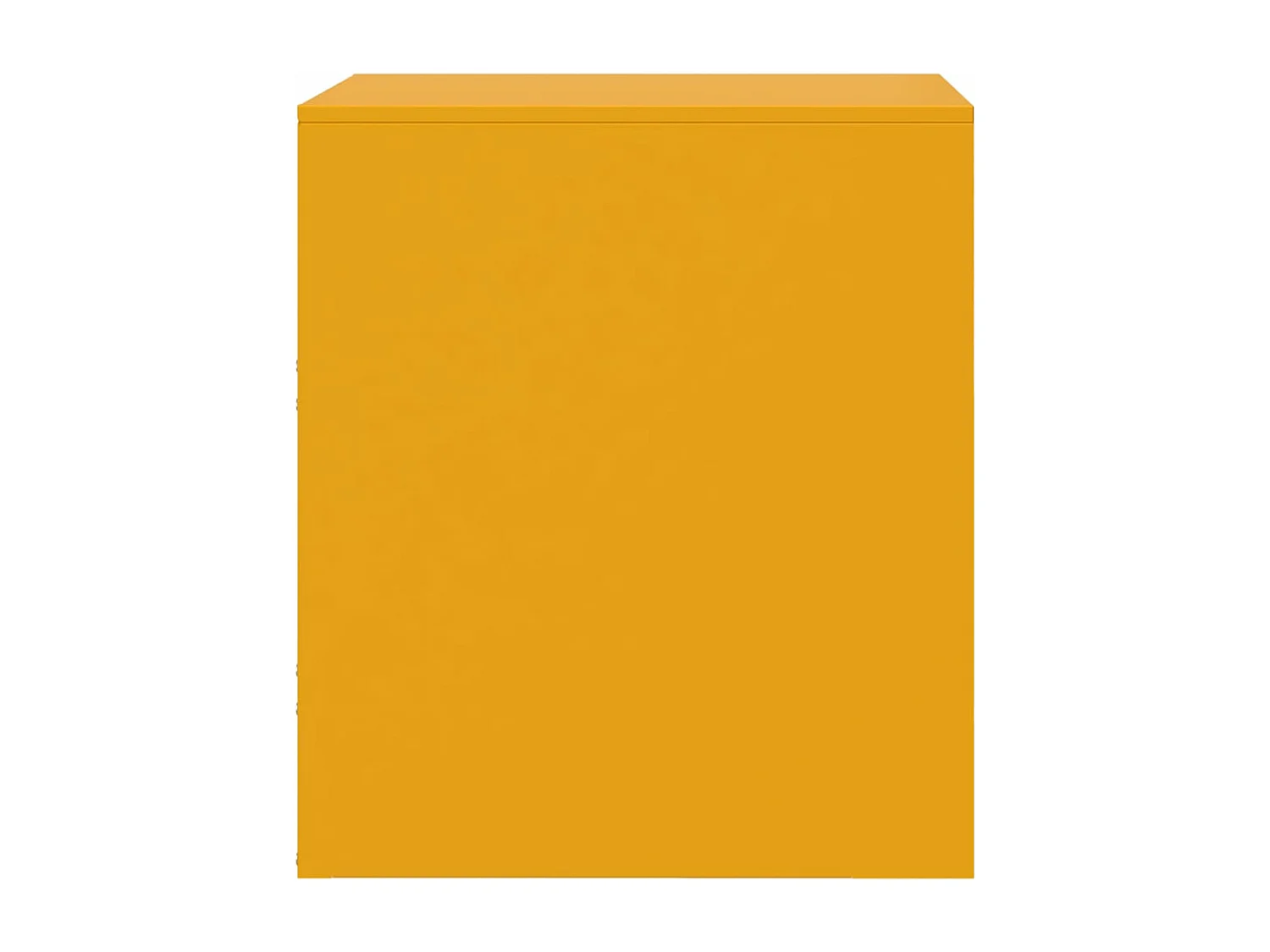 Mesas de cabeceira 2 peças 34,5x39x44 cm aço amarelo