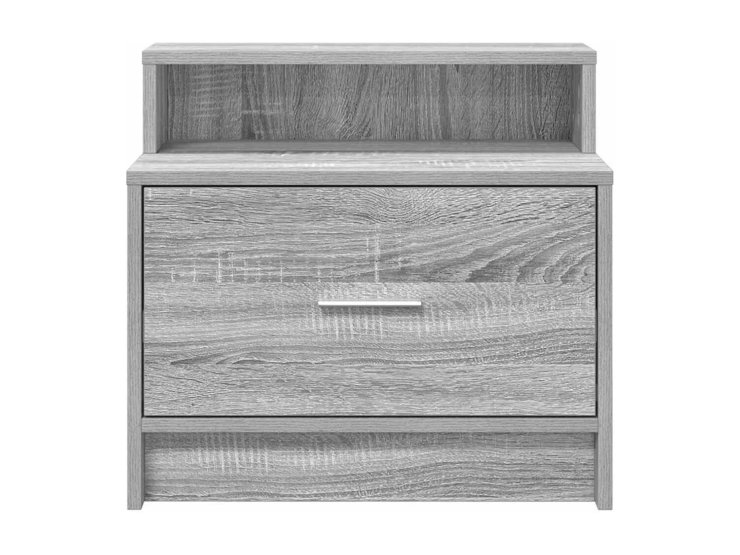 Tables de chevet avec tiroir 2 pièces sonoma gris 51x31x47 cm