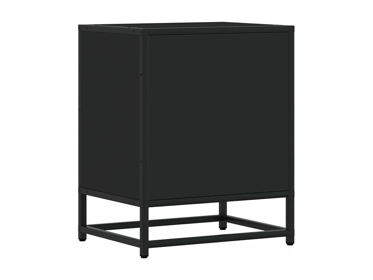 Nachtkastjes 2 st 40x31x50 cm bewerkt hout zwart