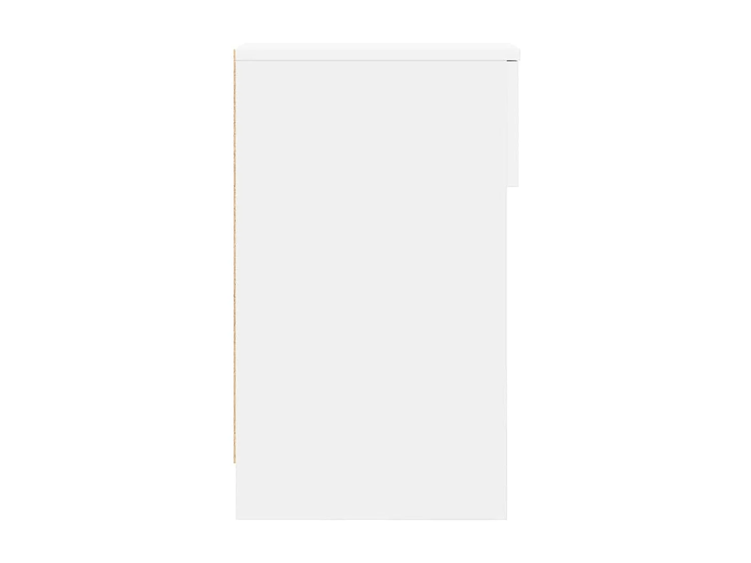 Nachtkastjes 2 st met lade 20x36x60 cm wit