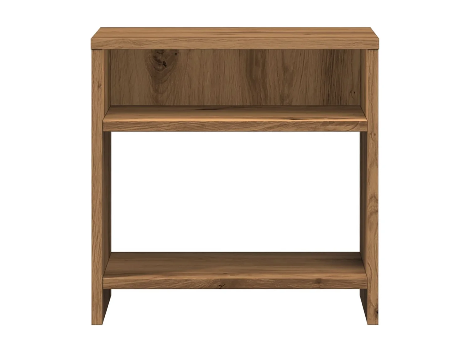 Nachtkastjes 2 st 40x30x40 cm bewerkt hout artisanaal eiken