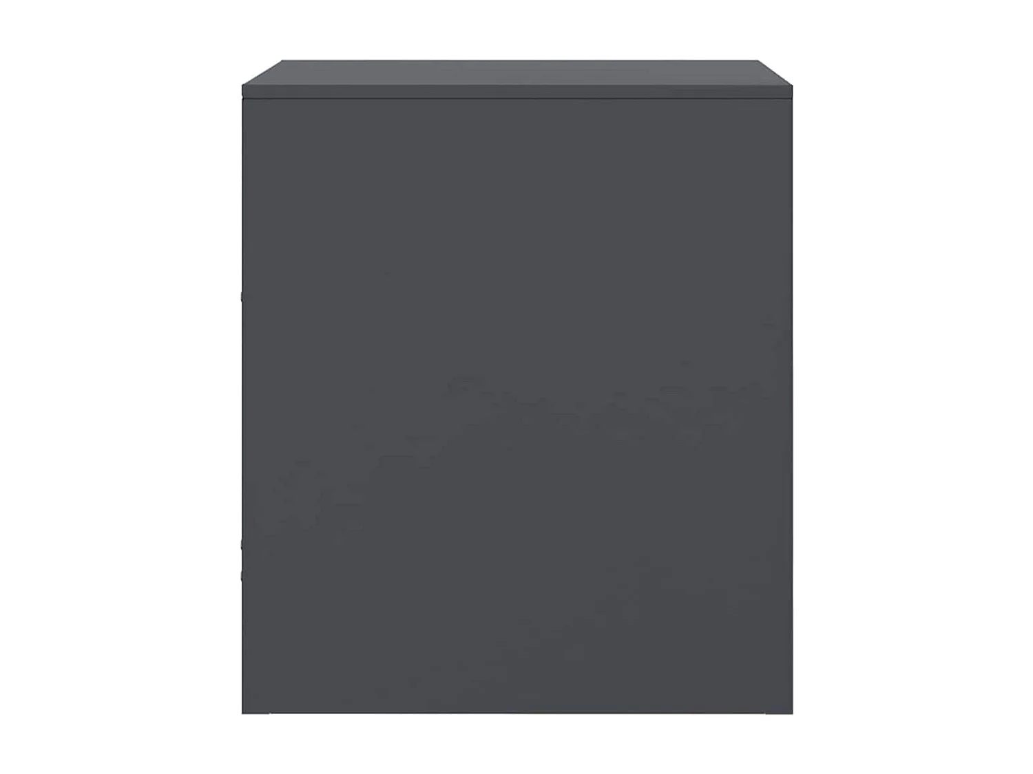 Tables de chevet 2 pièces anthracite 34,5x39x44 cm acier