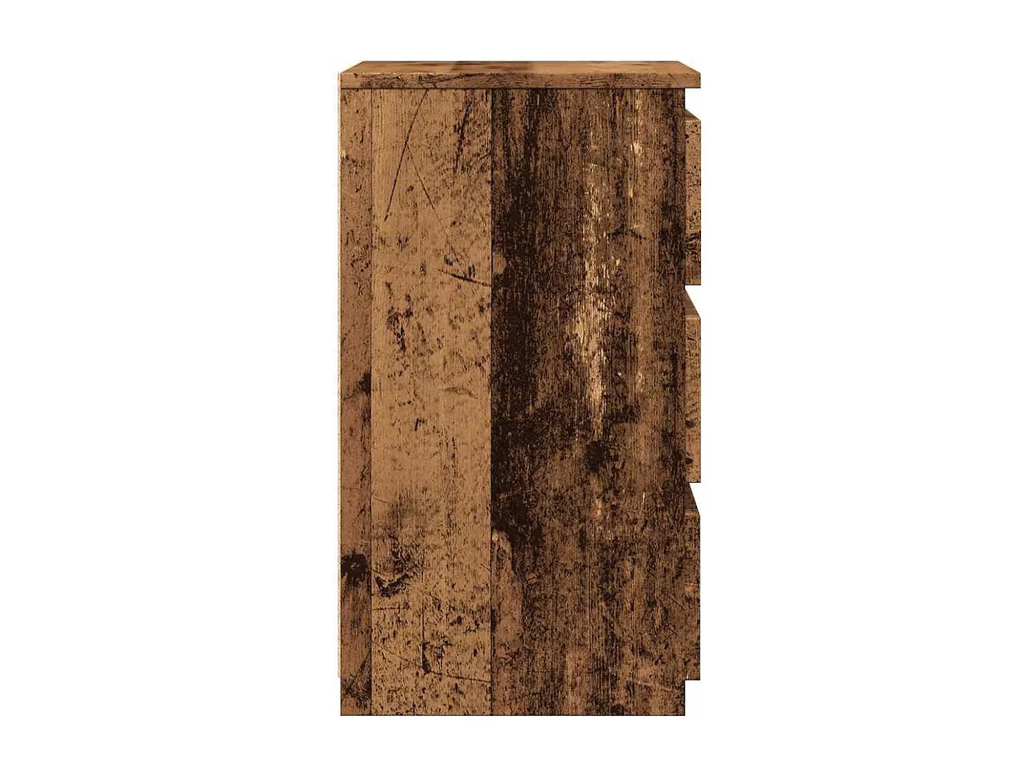 Table de chevet vieux bois 40x35x62,5 cm bois d'ingénierie