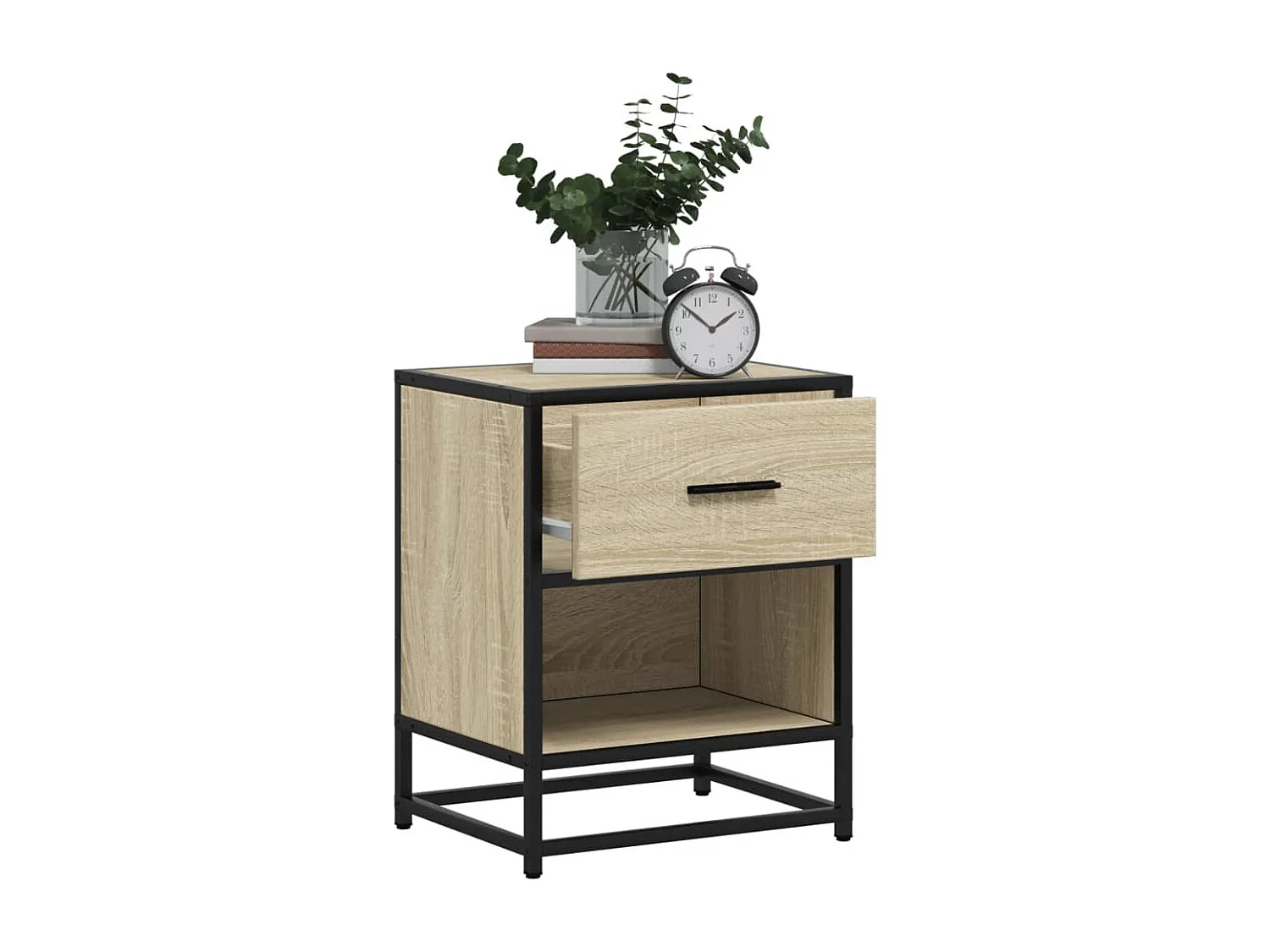 Tables de chevet 2 pièces chêne sonoma 40x31x50 cm bois ingénierie