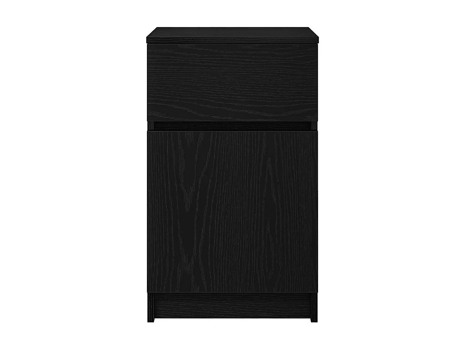 Tables de chevet 2 pièces noir 39x35x65 cm bois d’ingénierie