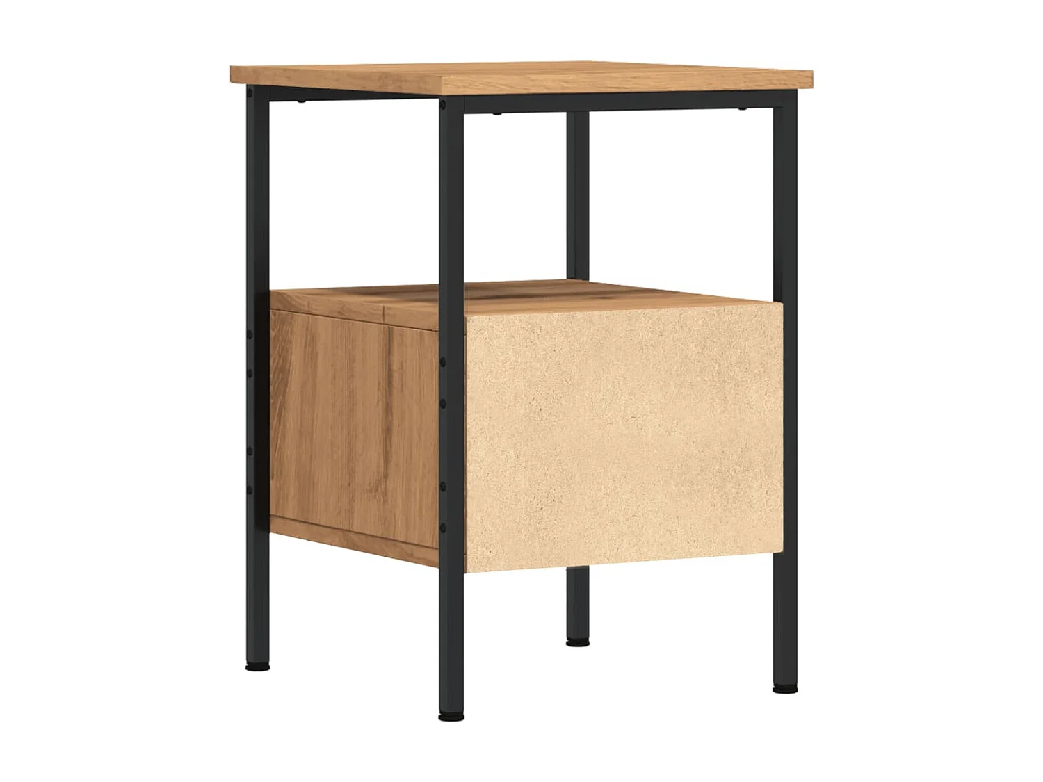 Tables de chevet 2 pièces chêne artisanal bois d'ingénierie