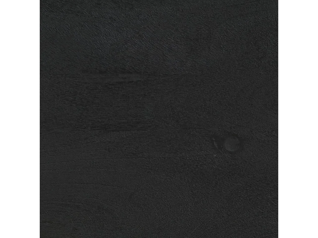 Mesa de cabeceira 40x33x46 cm madeira de mangueira maciça preto