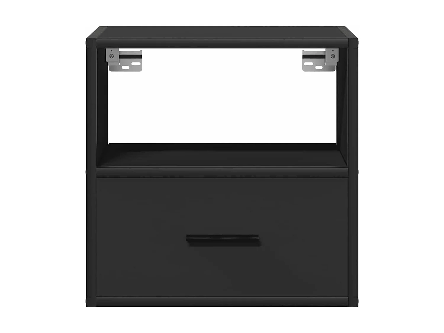 Tables de chevet murales 2 pièces noir 40x31x39,5 cm