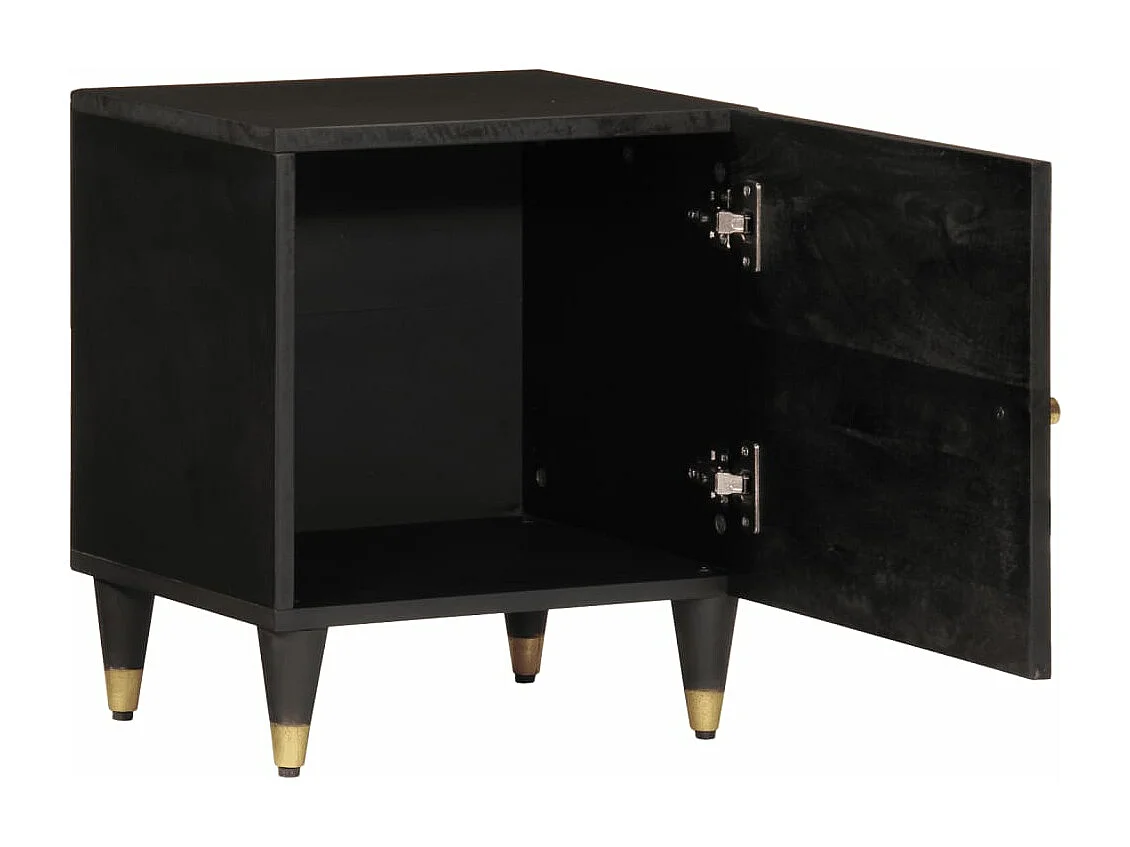 Tables de chevet 2 pièces 40x33x46 cm Bois de manguier solide