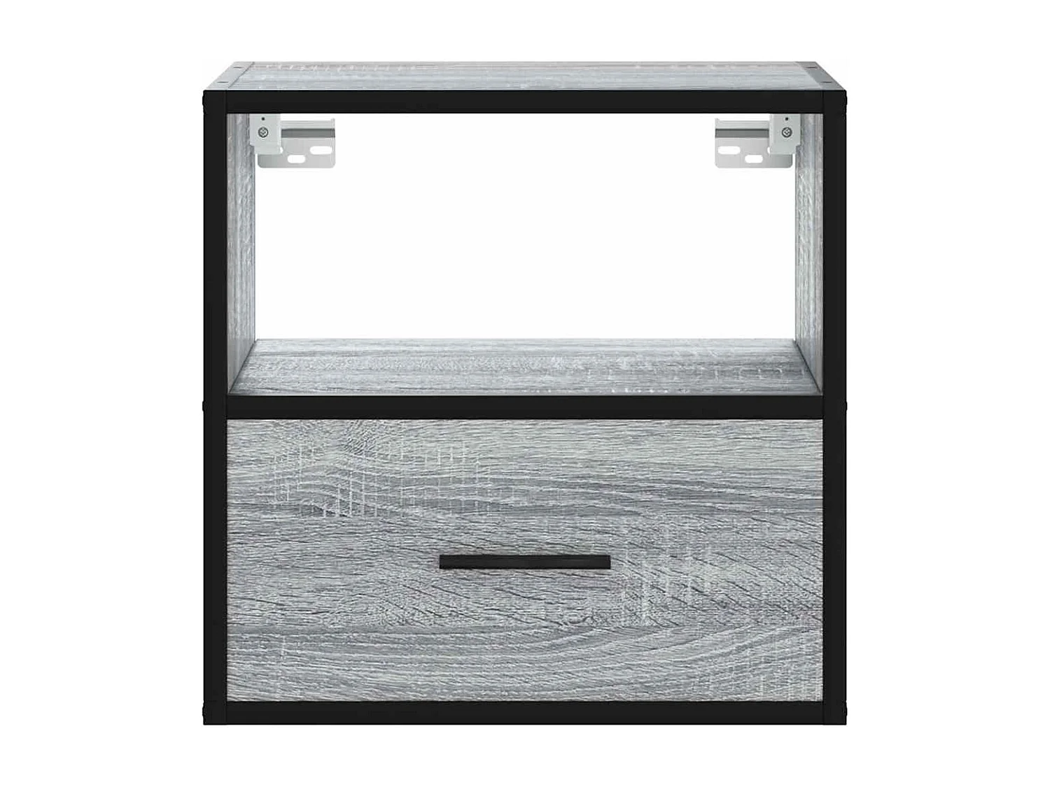 Tables de chevet murales 2 pièces sonoma gris 40x31x39,5 cm