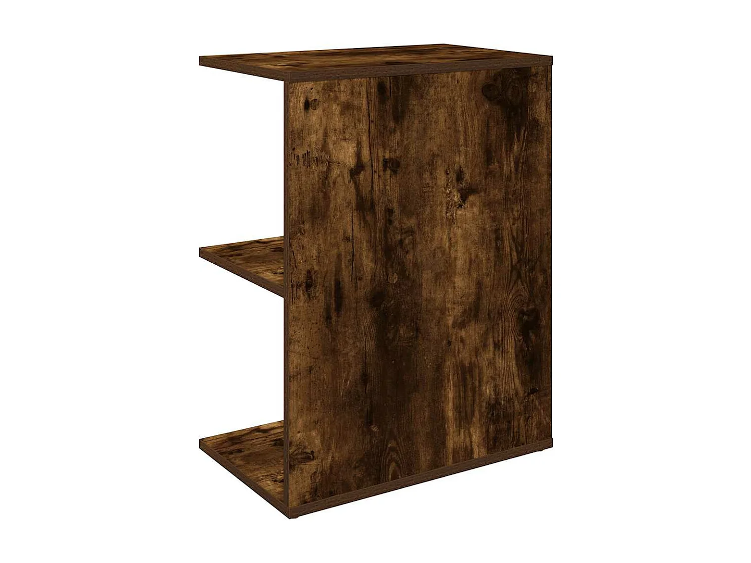Tables de chevet 2pièces chêne fumé 46,5x29x61cm bois d’ingénierie
