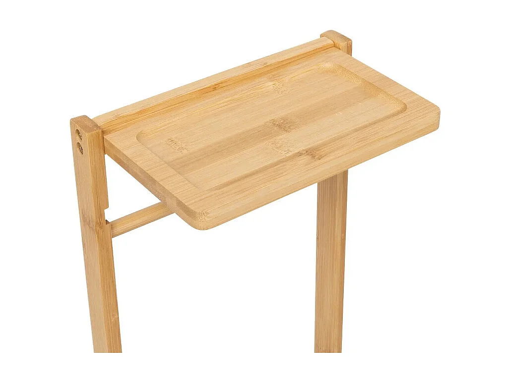 Dérouleur Papier WC Avec Réserve "Bambou" 82cm Naturel