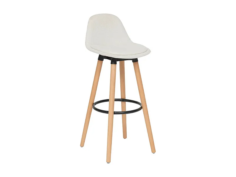 Lot de 2 Chaises de Bar "Maxon" 92cm Blanc