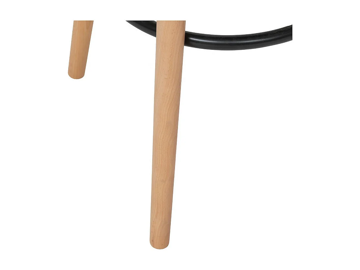 Lot de 2 Chaises de Bar "Maxon" 92cm Blanc