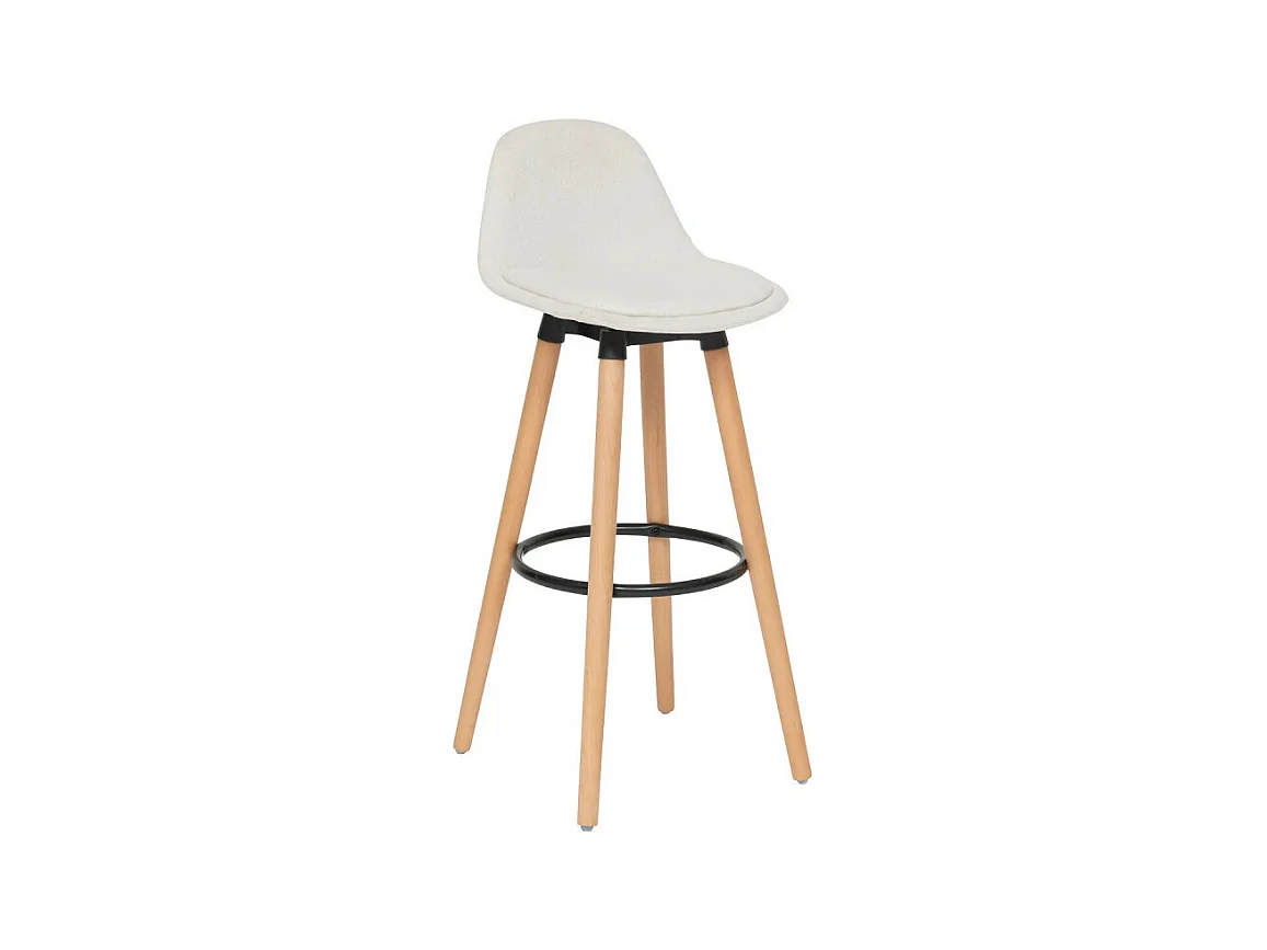 Lot de 2 Chaises de Bar "Maxon" 92cm Blanc