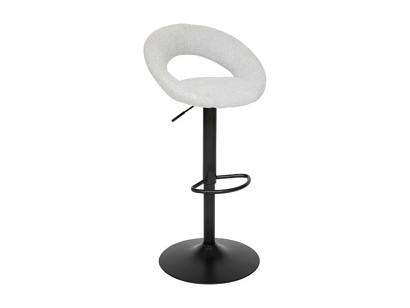 Lot de 2 Chaises de Bar Ajustable "Sasha" 96cm Gris