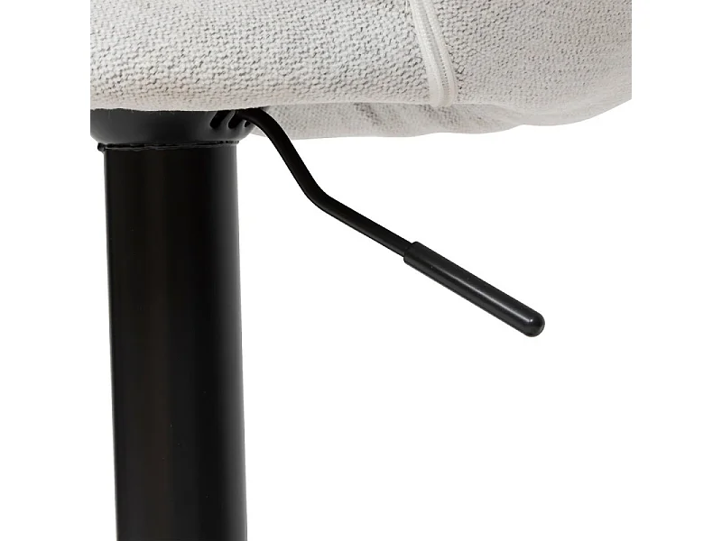 Lot de 2 Chaises de Bar Ajustable "Sasha" 96cm Gris