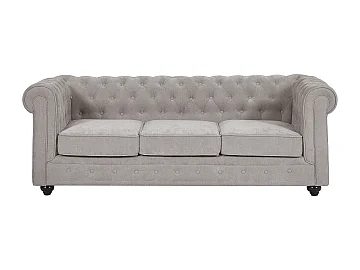 Canapé chesterfield tissu