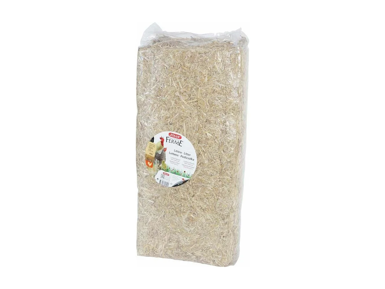 Paille naturelle pour litière 240 litres Lot de 3