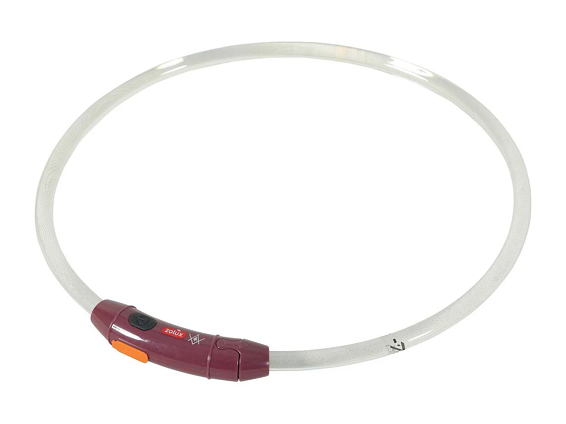 Collier lumineux pour chiens poils courts Bivouak