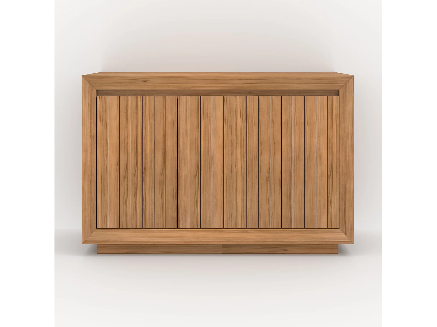 Mueble de baño de madera de teca 120 cm - Pernelle