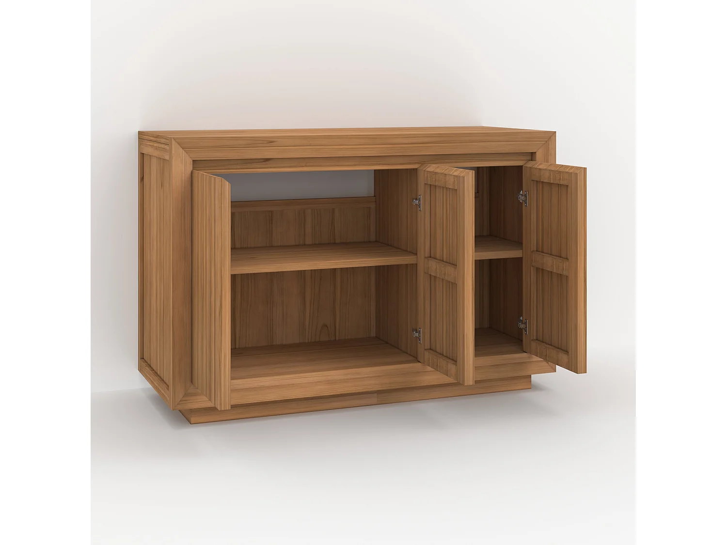Mueble de baño de madera de teca 120 cm - Pernelle